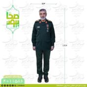 ماکت سردار سرتیپ پاسدار شهید امیرعلی حاجی زاده