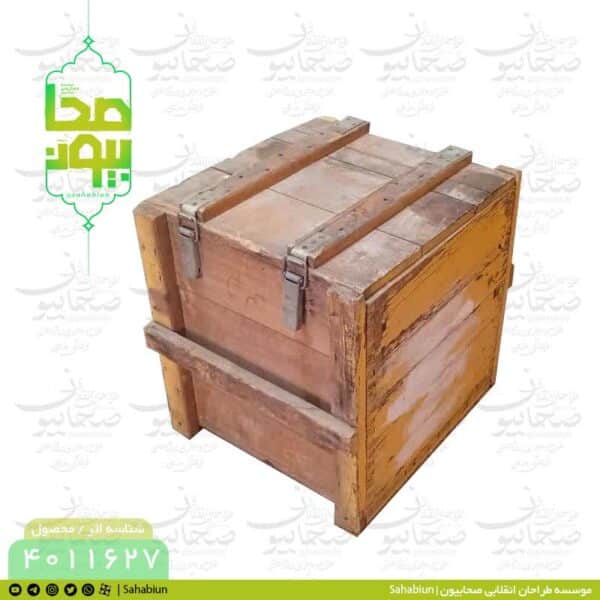جعبه چوبی دکوری مهمات کالیبر سنگین