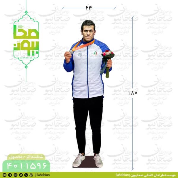 ماکت استند مرحوم جاسم دلاوری
