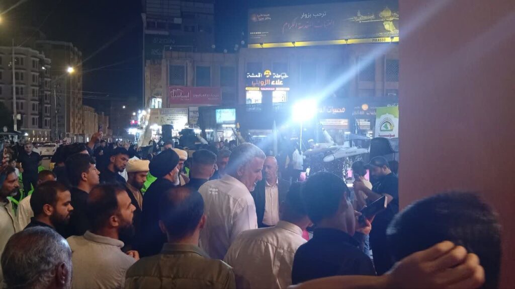 اولین سالگرد شهادت سید حسن نصرالله در عراق نجف اشرف 7