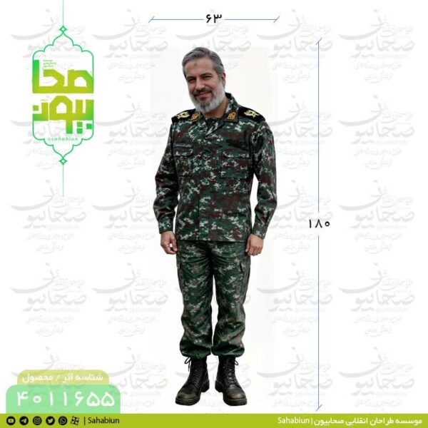 ماکت سردار شهید مرتضی طیب‌مسعود