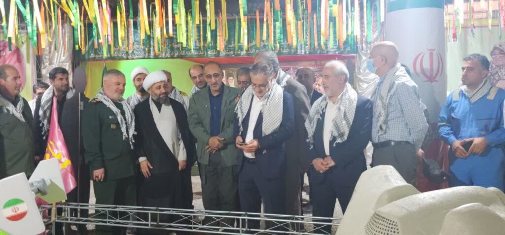 افتتاح نمایشگاه دائمی بسیج در پایانه نفتی خارک 7